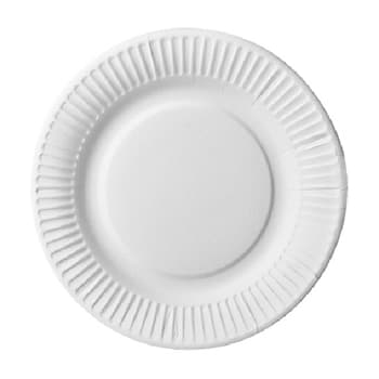 Pratos Ø 19cm Cartão "pure" Redondo Branco 25un