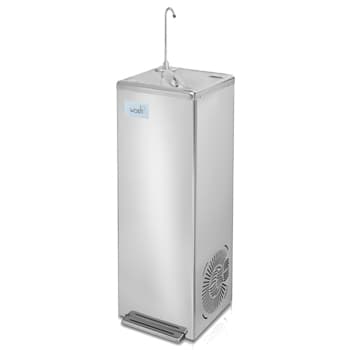 Bebedouro Água Fria Inox Torneira Pedal 1 Filtro