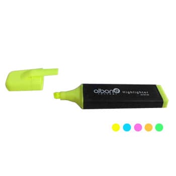 Marcador Fluorescente Alban AC1041-02 Azul-1un