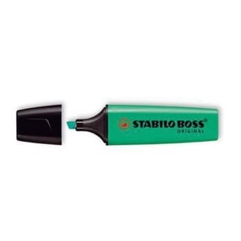 Marcador Fluorescente Stabilo Boss Turquesa 70/51 Cx 10un