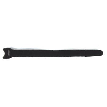 Abraçadeira com Fecho de Gancho 12,5X205mm Preta 10un