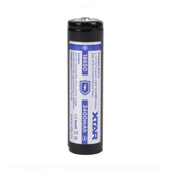 Pilha Recarregável Ions de Lítio 3,6V 3400mAh 18650