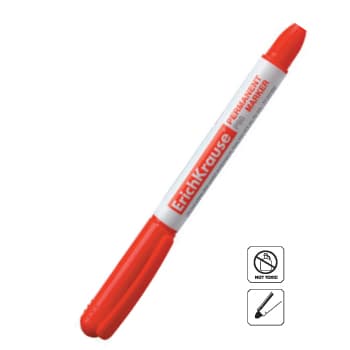 Marcador Medio 1,5mm EK P80 Vermelho-cx 12