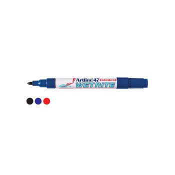 Marcador p/Superficies Molhadas Artline 47 Azul-1un