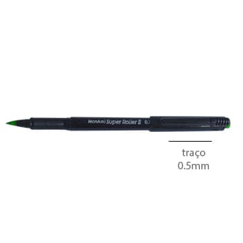 Marcador Roller MonAmi 0,5mm Verde - 1un