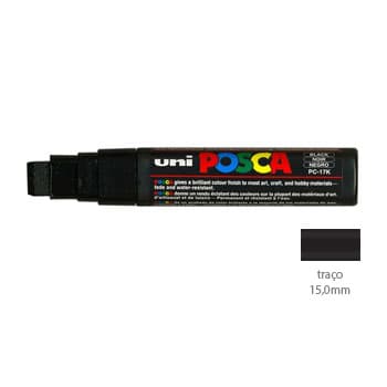 Marcador Uniball Posca PC-17K 15,0mm Preto 1un