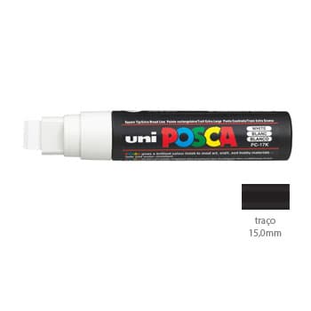 Marcador Uniball Posca PC-17K 15,0mm Branco 1un