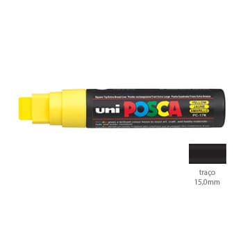 Marcador Uniball Posca PC-17K 15,0mm Amarelo 1un
