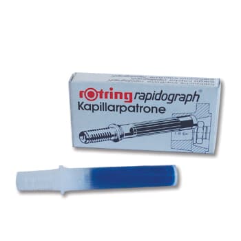 Cartucho Tinta Rotring 1:10 Azul Cx 3un