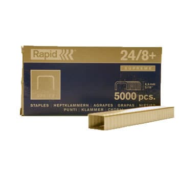 Agrafos 24/8 Rapid (10/50 Folhas) Cx5000un