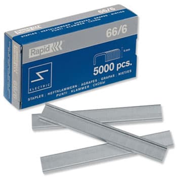 Agrafos 66/6 Rapid Electric (2/20 Folhas) Cx5000un