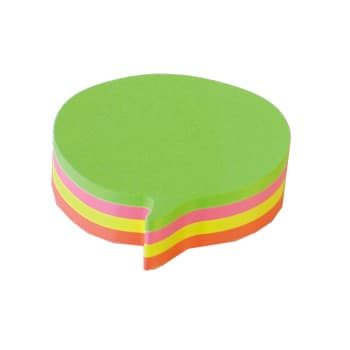 Bloco Adesivo Motivo Balao de Texto 70x70mm 200Folhas