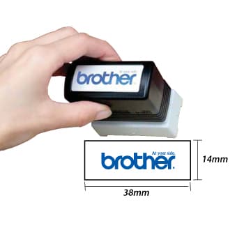 Carimbo BROTHER Preto 6 carimbos de 14x38mm