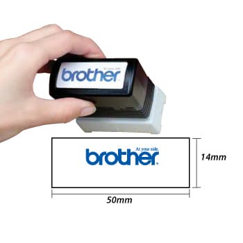 Carimbo BROTHER Preto 6 carimbos de 18x50mm