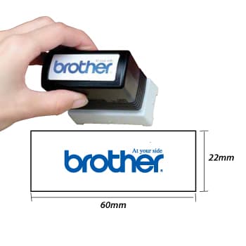 Carimbo BROTHER Verde 6 carimbos de 22x60mm