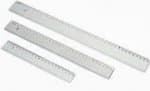 Regua Plastico Inquebravel Ramirex 40cm Cx.25