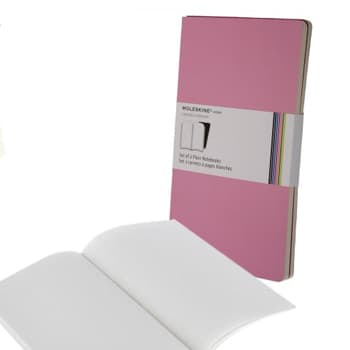 Volant XL Liso Moleskine Rosa Pack 2un