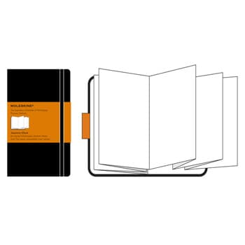 Bloco Notas de Bolso 30 Folhas Dobradas Moleskine Classico