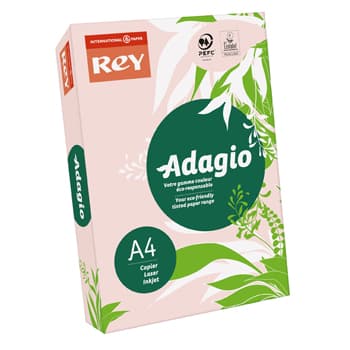 Papel Fotocopia Adagio(cd07) A4 80gr Rosa 1x500Fls