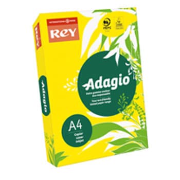 Papel Fotocopia Adagio(cd66) A4 80gr Amarelo Intenso 1x500Fl