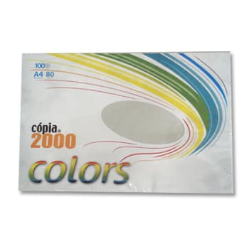 Papel Fotocopia A4 80gr Cinza 100Fls