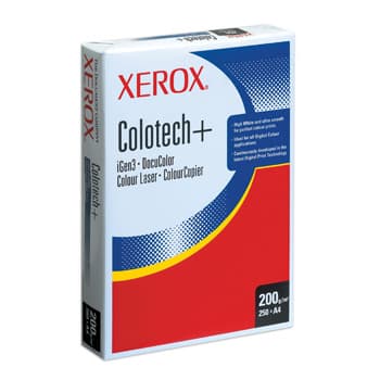 Papel 200gr Fotocopia A4 Xerox Colotech Plus 4x250 Folhas
