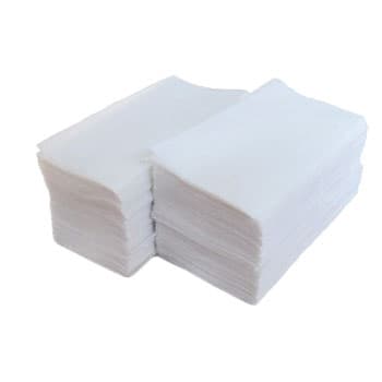 Guardanapos 40x40cm 1/8 Branco dobra (60xMaco25un)(1500un