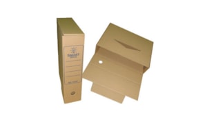 Caixa Cartao Arquivo Morto L80 340x250mm Kraft Pack50