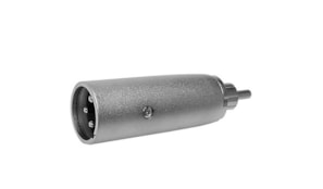 Adaptador XLR 3P macho/ RCA macho