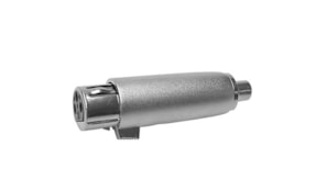 Adaptador XLR 3P fêmea/ RCA fêmea