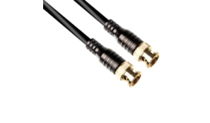 Cabo coaxial p/ Video BNC M/M 75ohms 3mt Contactos em Cromio