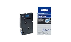 Fita Laminada 9mmx7,7mts Azul/Preto