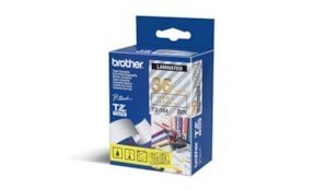 Fita Laminada 36mmx8mts Transparente/Dourado