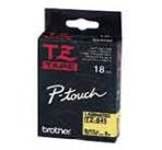 Fita Laminada 18mmx8mts Amarelo/Preto