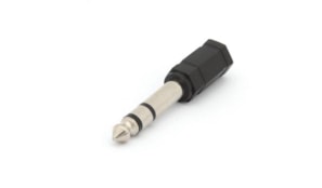 Adaptador Jack 3.5mm Fêmea / 6.35mm Macho