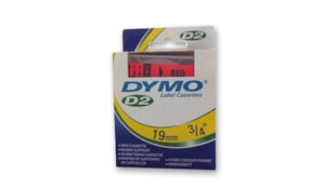 Fita Gravacao Dymo 19mmX10m Vermelha (61912)