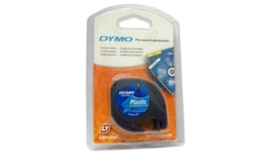 Fita Gravacao Dymo 12mmx4m Preto/Azul (91205)
