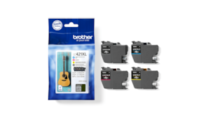 Pack Tinteiros Brother LC421XLVAL 4 Cores 500 Pág.