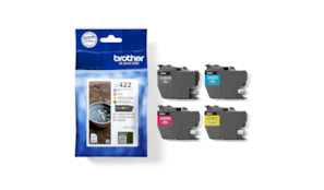 Pack Tinteiros Brother LC422VAL 4 Cores 550 Pág.