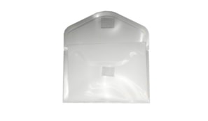 Bolsa Porta Documentos A8 com Fecho Velcro Transparente