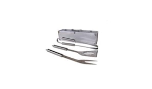 Conjunto para Barbecue em caixa de aluminio (3 peças)