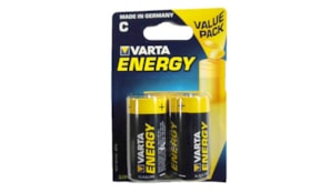 Pilhas Alcalinas Varta Energy LR14 (C) 1.5V 7000mAh 2un (4014)