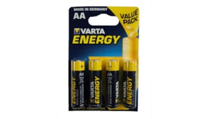 Pilhas Alcalinas Varta Energy LR6 AA 1.5V 2600mAh 4un