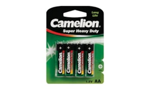 Pilhas Zinc Carbon AA / LR6 1.5V 1200mAh 4un