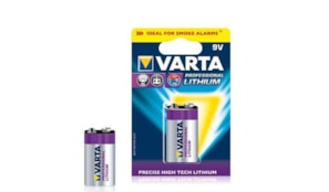 Pilha Lithium profissional Varta (6122) 9V-1200mAh 1un