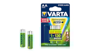 Pilhas Recarregáveis Varta 2100mAh AA HR6 1.2V 2un