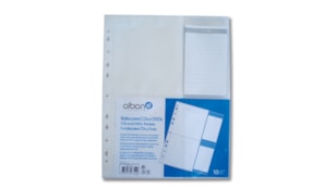 Bolsa PP arquivo c/Furacao p/ 4Cds/Dvds  Pack 10un