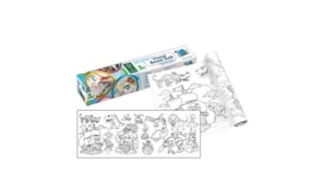 Rolo de Papel Adesivo para colorir 30cmx4mts Menino
