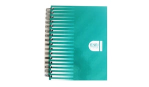 Caderno Espiral EnriStatus A5 Quadri. Capa Dura 160 Fls 70gr