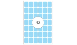 Etiquetas 16x22mm Herma2383 Azul Claro 1344un